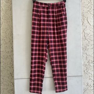 Plaid Trousers